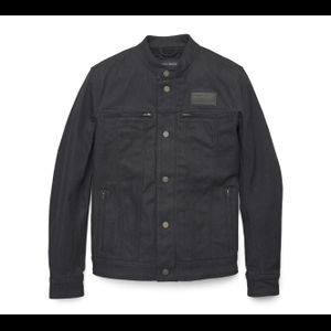 Harley-Davidson Chisel Denim Trucker Riding Jacket - Black