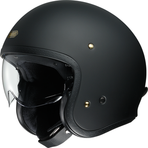 アウトレット福袋 kolor J.O, Shoei motocyklowy Kask czarny, mat wykończenie 車/バイク