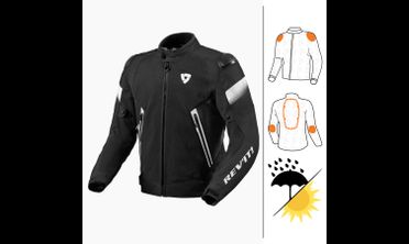 Kurtka motocyklowa Rev'IT! Control Air H2O, męska, kolor