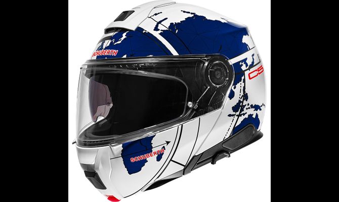 Schuberth C5 Globe Full Face Helmet Blue