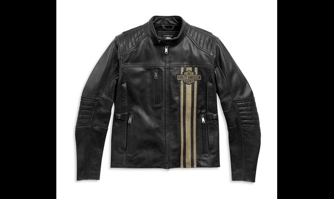 Passing link sale leather jacket