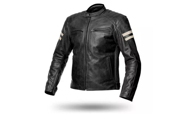 m　BK Męska kurtka motocyklowa z aramidem W-TEC Black Heart Hat